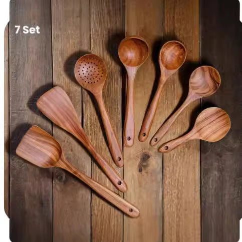 Elevate Your Cooking Experience with Our Wooden Spatula Cookware Set